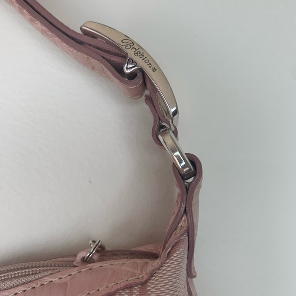 Brighton Pink Leather Hearts Print Small Purse - Picture 4 of 16